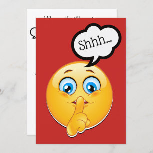 Invitation à la fête surprise / douche