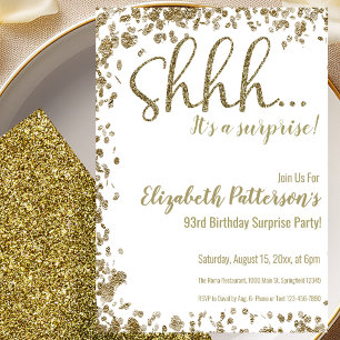Invitation à la fête surprise pour les 93 ans de G