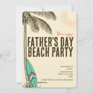 Invitation à la fête tropicale de la Fête des Père