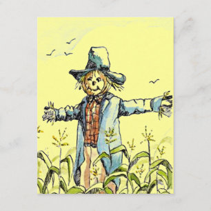 INVITATION À LA FÊTE WHIMSISICAL SCARECROW Corn Ma