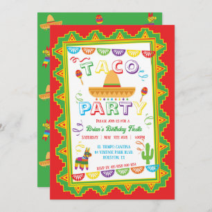 Invitation à la Fiesta du PARTI TACO