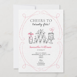 Invitation À la fille qui fête son anniversaire, Champagne al