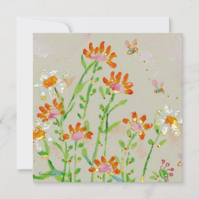 Invitation à la fleur (Devant)