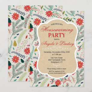 Invitation à la fleur de ménage