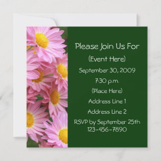 Invitation à la florale Carré des marais roses