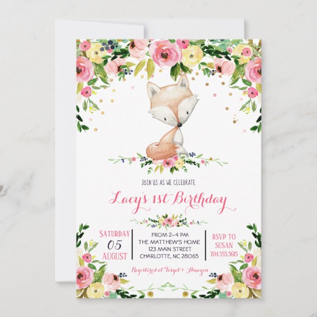 invitation à la foire aux bois (Devant)