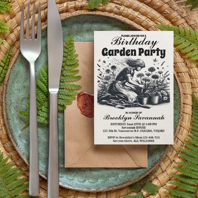 Invitation à la Garden Party de A Gardens Grace (Créateur téléchargé)