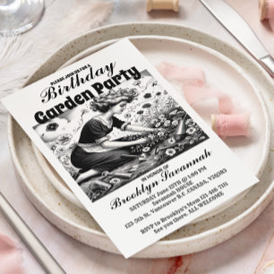 Invitation à la garden-party de l'après-midi de la