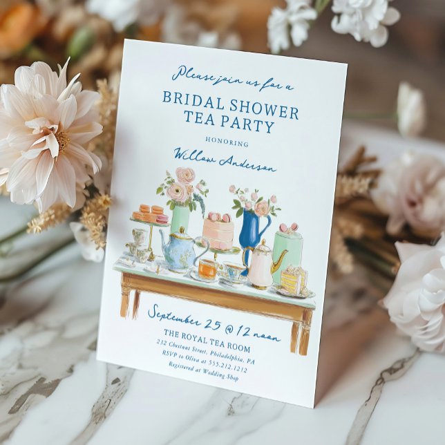 Invitation à la garden-party pour la future mariée (Créateur téléchargé)