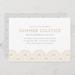 Invitation à la Gold Summer Solstice Party