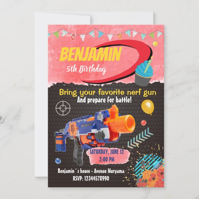 Invitation à la guerre des armes à feu (Devant)