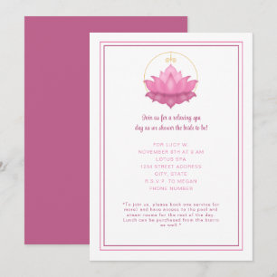 Invitation à la journée de spa Zen Lotus