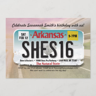 Invitation à la licence de l'Arkansas pour le 16e 