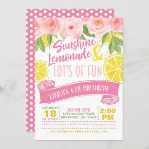 Invitation à la limonade