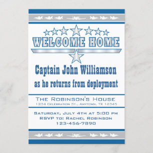 Invitation à la maison bienvenue de l'Armée de