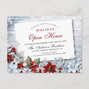 Invitation à la Maison Ouverte de Noël de la Fête 