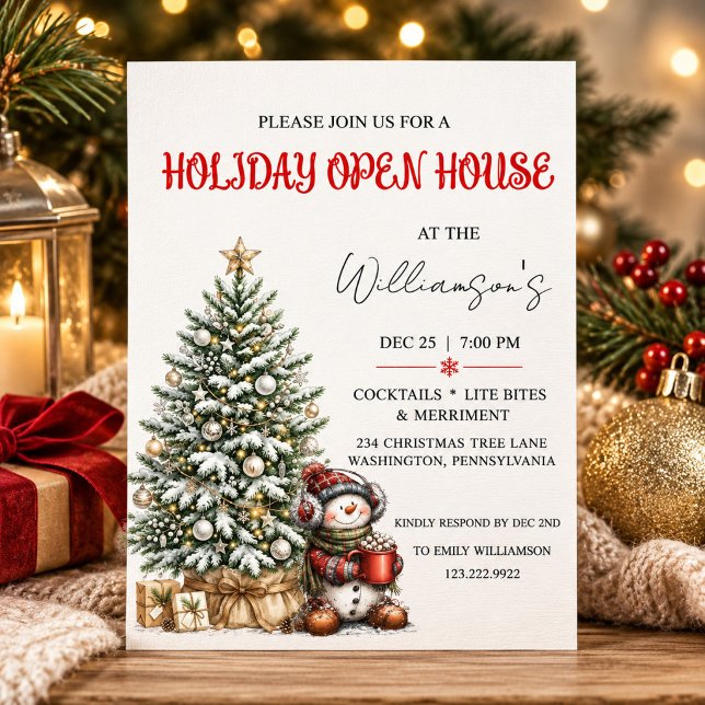 Invitation à la Maison Ouverte de Noël | Fête à Ca (Créateur téléchargé)