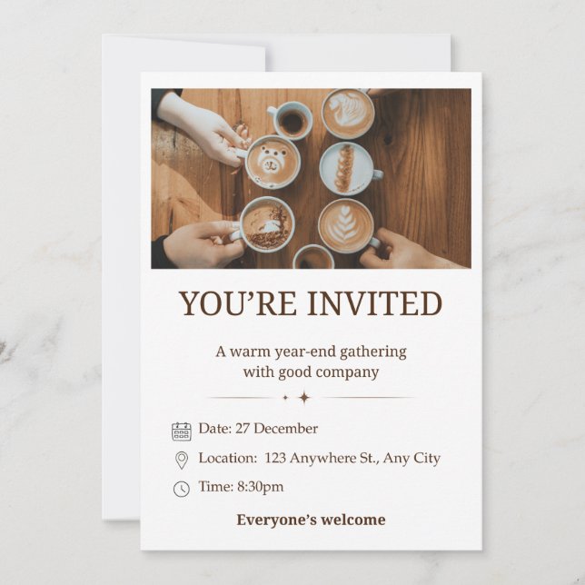 Invitation à la Maison Ouverte de Noël | Maison de (Devant)