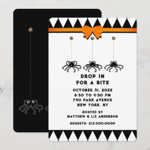 Invitation à la Maison ouverte d'Halloween
