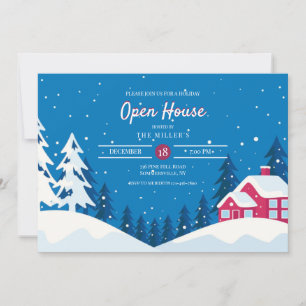 Invitation à la maison ouverte d'hiver