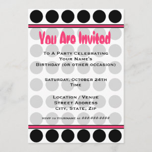 Invitation à la mode pois