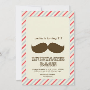 invitation à la moustache bash