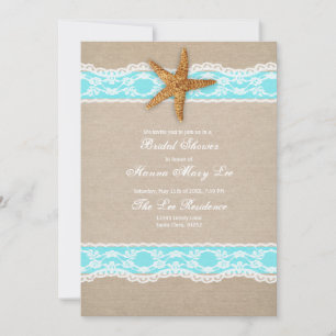 Invitation à la nuptiale de la dentelle de Burlap