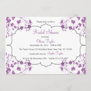 Invitation à la nuptiale florale