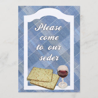 Invitation à la pâque Seder