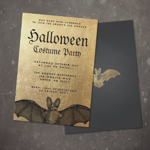 Invitation à la partie d'Halloween pour adultes