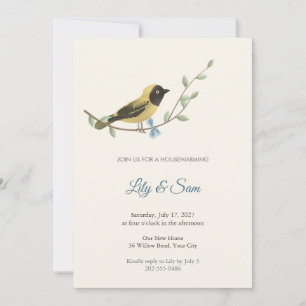 Invitation à la pendaison de crémaillère de Speke