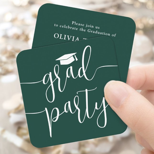 Invitation à la petite fête de remise des diplômes (Créateur téléchargé)