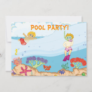 invitation à la piscine
