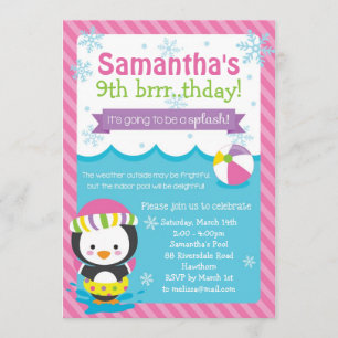 Invitation à la piscine d'hiver / Piscine d'hiver 