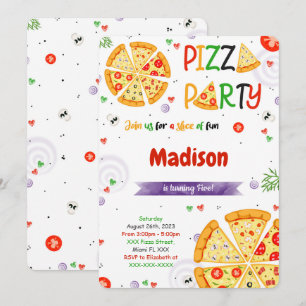 Invitation à la pizza