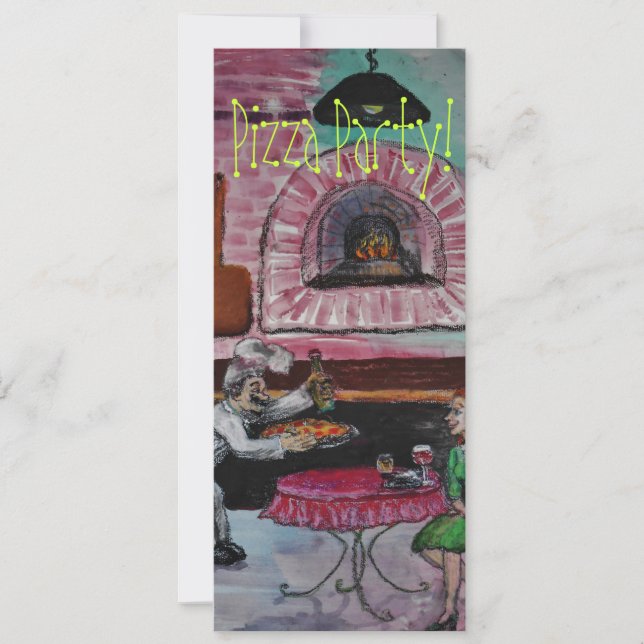 invitation à la pizza (Devant)