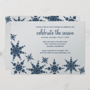 Invitation à la polka Dot Snowflake
