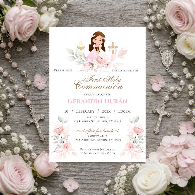 Invitation à la première communion (Créateur téléchargé)