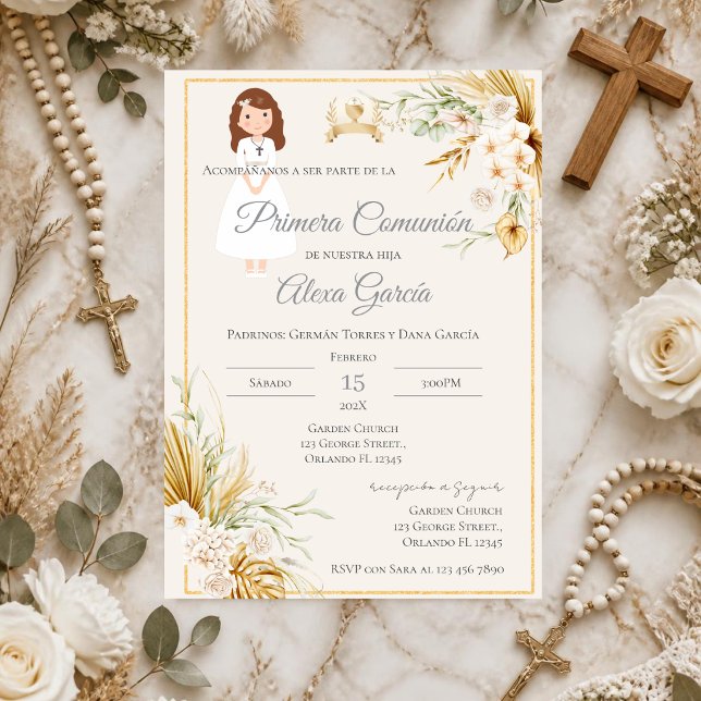Invitation à la Première Communion (Créateur téléchargé)
