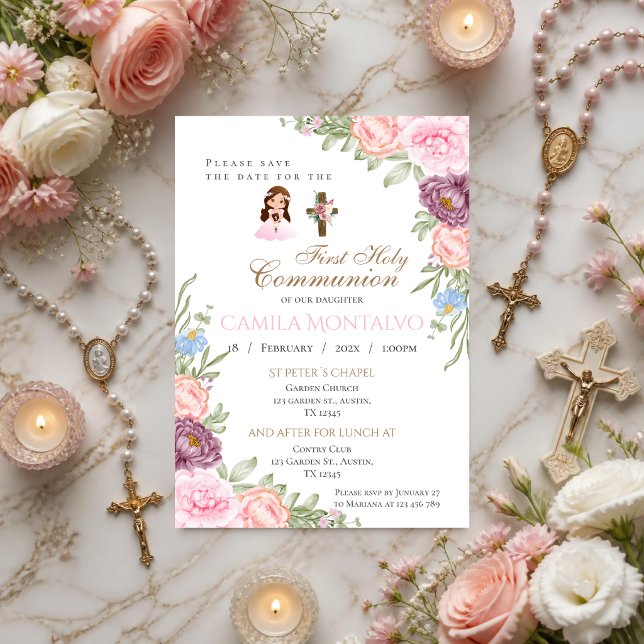 Invitation à la première communion (Créateur téléchargé)