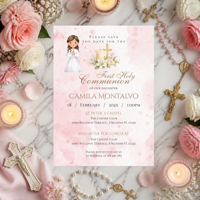 Invitation à la première communion (Créateur téléchargé)