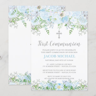 Invitation à la première communion, baptême, baptê