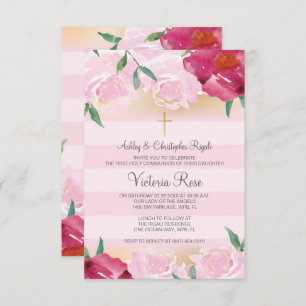 Invitation à la première communion de la fille