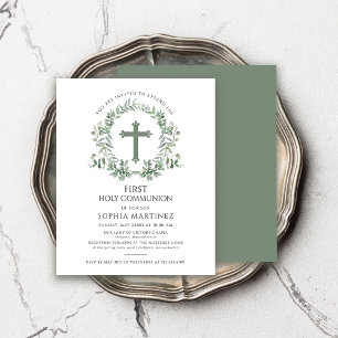 Invitation à la première communion de la fille Wre