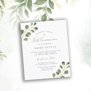 Invitation à la première communion sacrée de l'euc