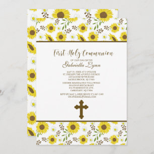 Invitation à la première communion sacrée des tour