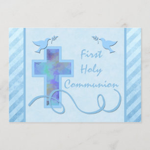 Invitation à la première communion sainte pour un 