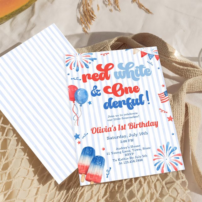  Invitation à la première fête d'anniversaire - 4  (Créateur téléchargé)
