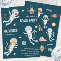 Invitation à la première fête d'anniversaire de ch