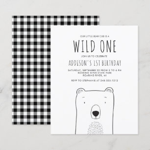 Invitation à la première fête d'anniversaire de l'